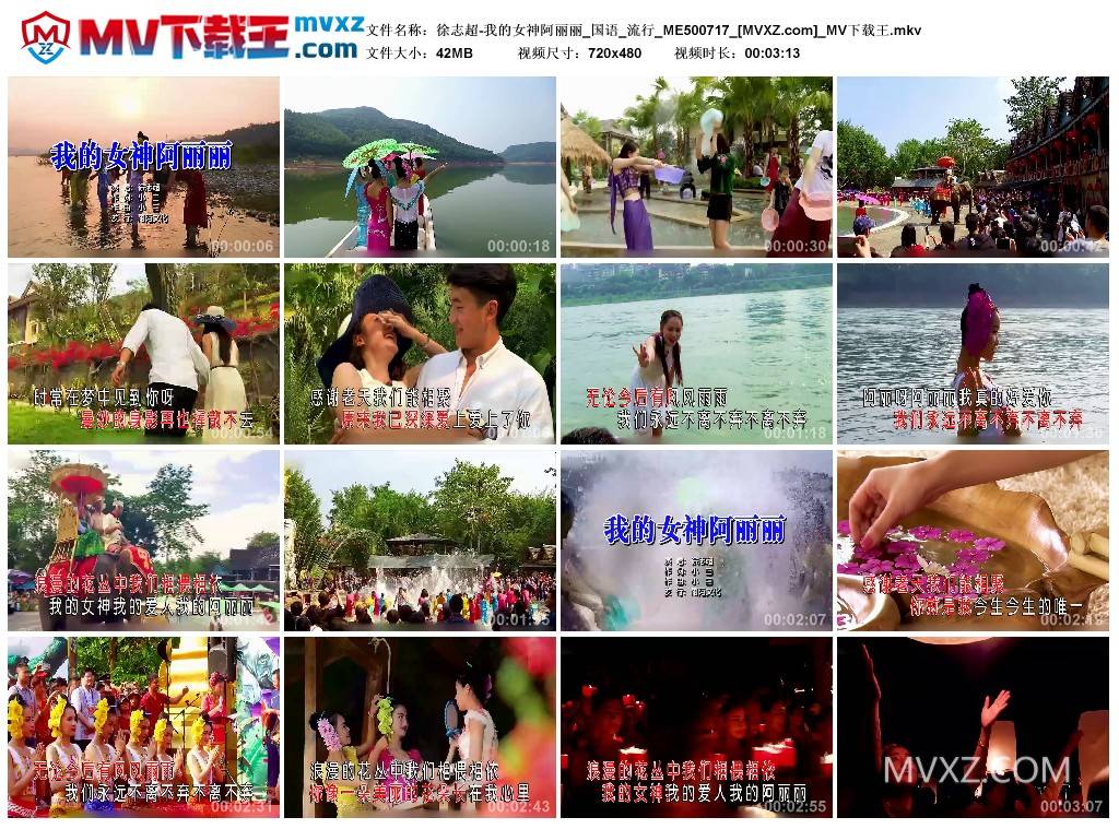 徐志超-我的女神阿丽丽_国语_流行_ME500717